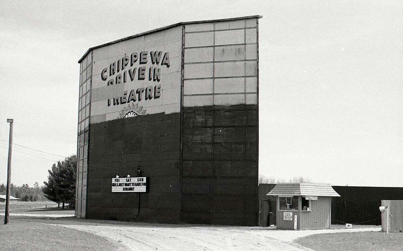 Chippewa Drive-In Theatre - FROM MANISTEE COUNTY HISTORICAL MUSEUM